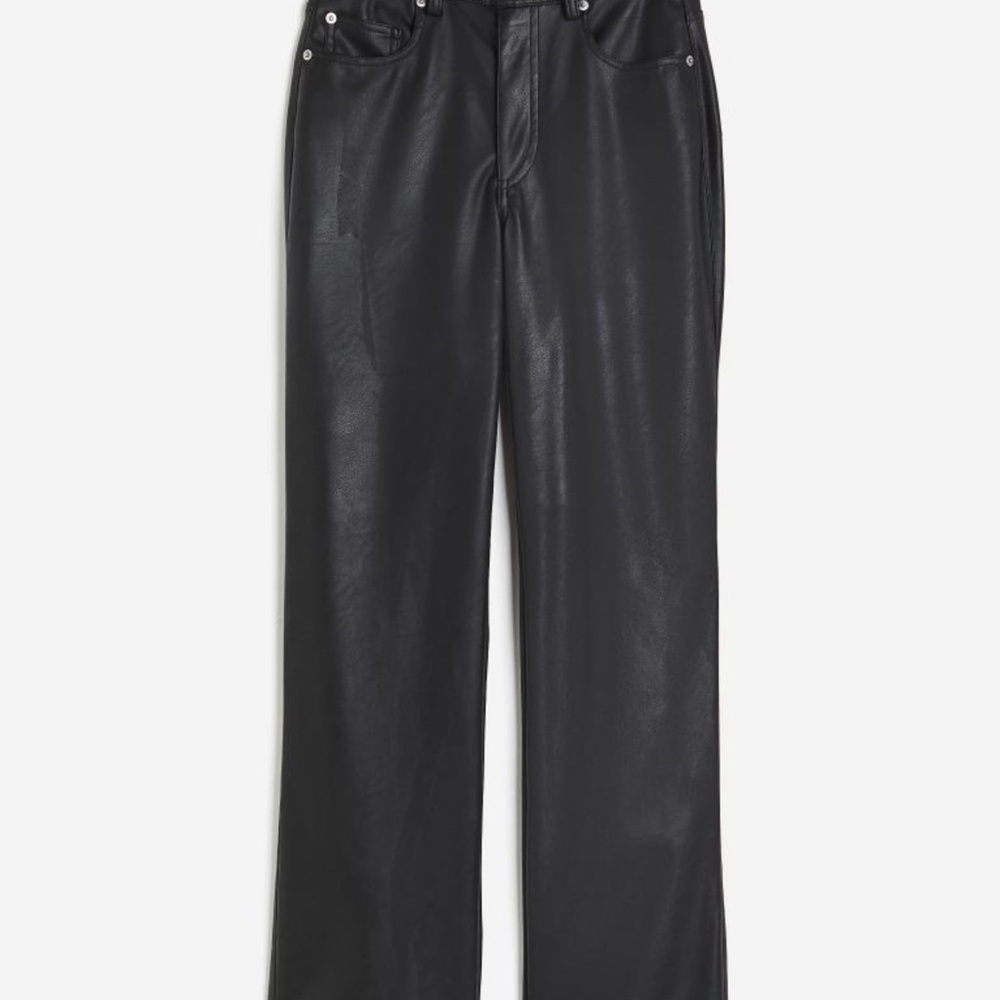 H&M faux leather pants